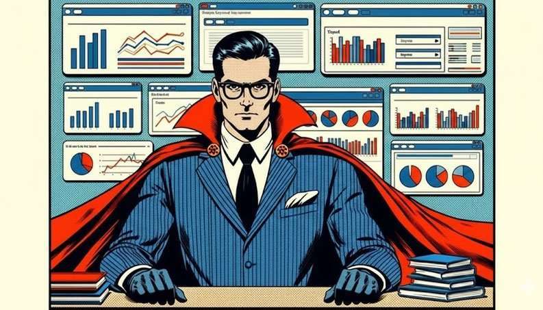 A person performing strategic keyword research, using various tools to identify high-value keywords for seo content optimization.